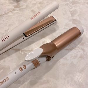 💥SOLD💥Curling iron and straightener set. Never used.